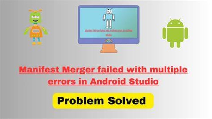 Manifest Merger failed with multiple errors in Android Studio