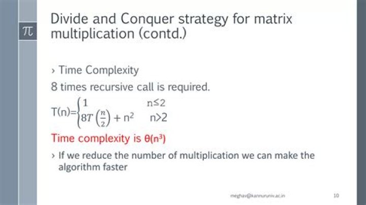 matrix multiplication algorithm time complexity