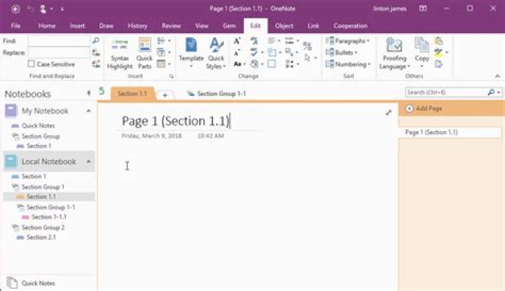 Merging two OneNote 2010 notenbooks