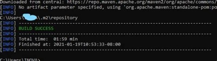 Missing maven .m2 folder