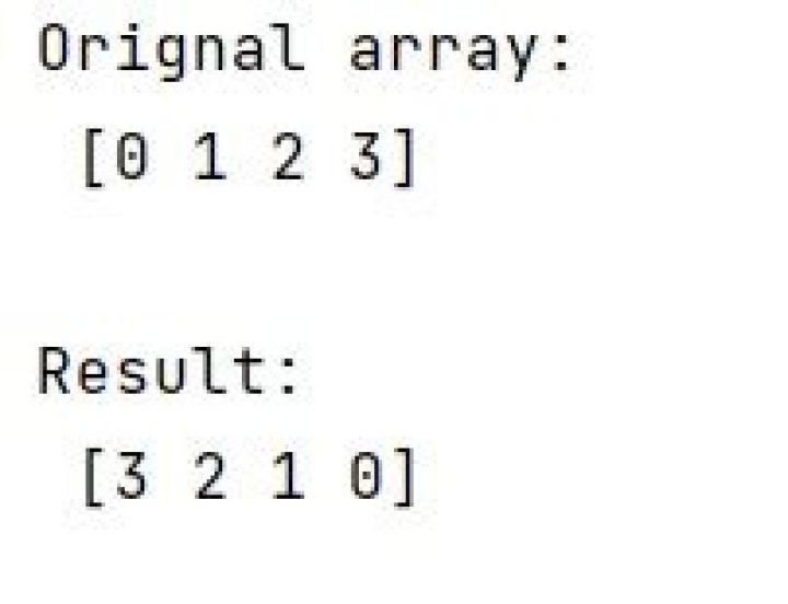 Most efficient way to reverse a numpy array