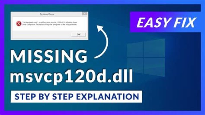 MSVCP120d.dll missing