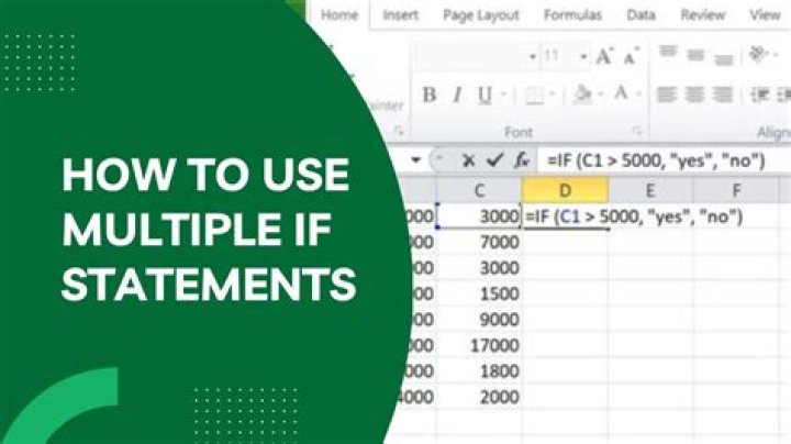 Multiple IF statements and concatenation in Excel