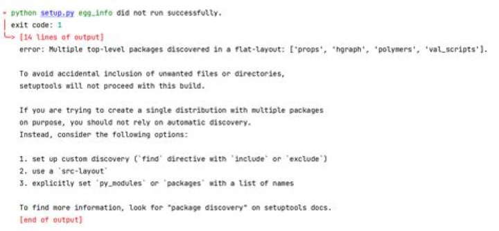 Multiple top-level packages discovered in a flat-layout