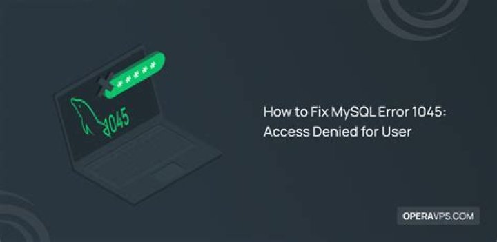 MySQL - ERROR 1045 - Access denied