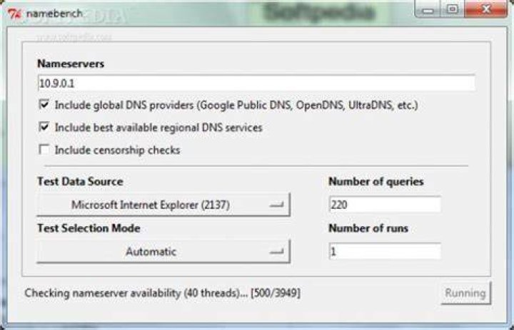 namebench screenshot