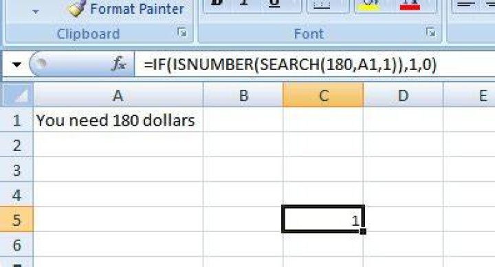 Nesting IF ISNUMBER and SEARCH