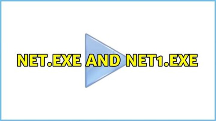 Net.exe and Net1.exe