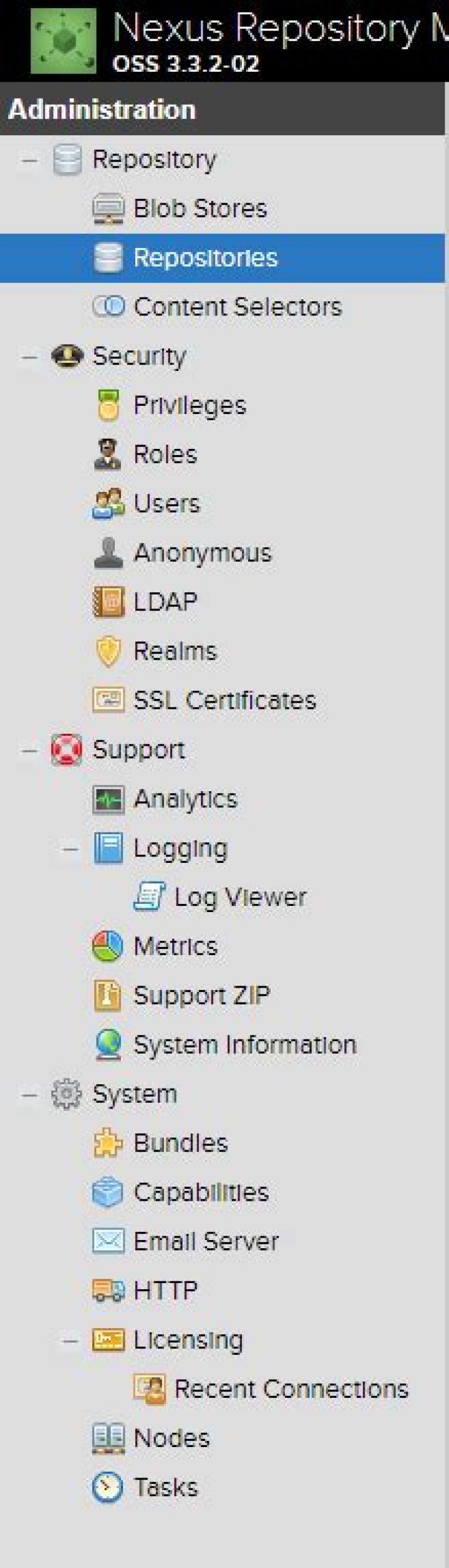 Nexus Repository Manager - removing old binary resources
