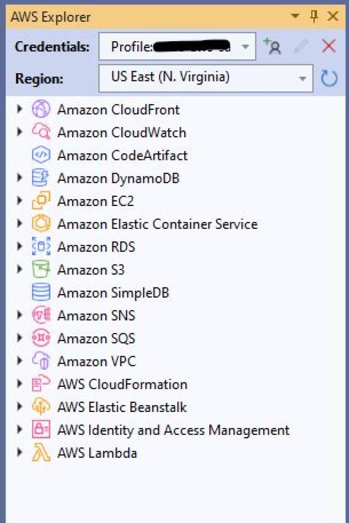 No RegionEndpoint or ServiceURL configured