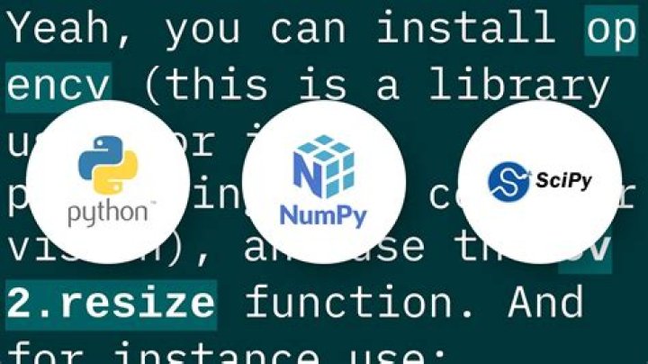 Numpy Resize/Rescale Image