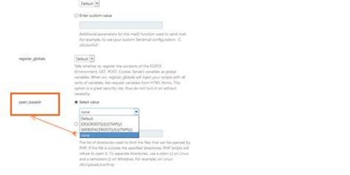 open_basedir restriction in effect. File(/) is not within the allowed path(s):