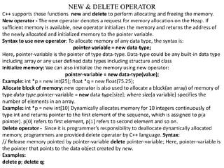 Operator new initializes memory to zero