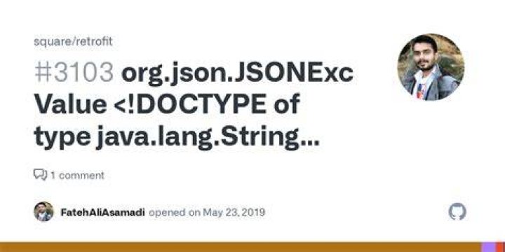 org.json.JSONException: Value <!DOCTYPE of type java.lang.String cannot be converted to JSONObject