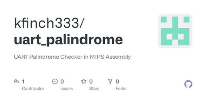 Palindrome Checker in Mips