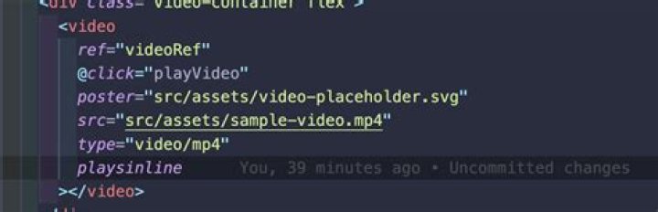 playsinline not working for video on iOS?