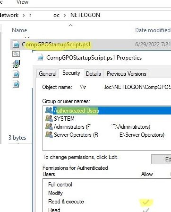Powershell script via GPO on Logon not working correctly