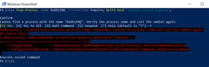 Powershell throw error on deleting a directory
