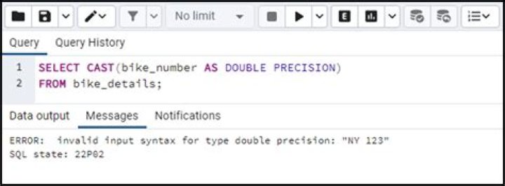 PSQL - invalid input syntax for type double precision: 