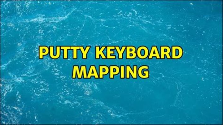 Putty keyboard mapping