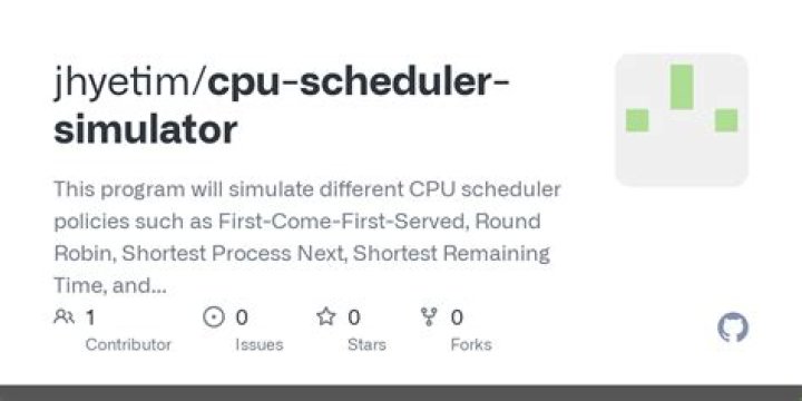 Python CPU Scheduler Simulator