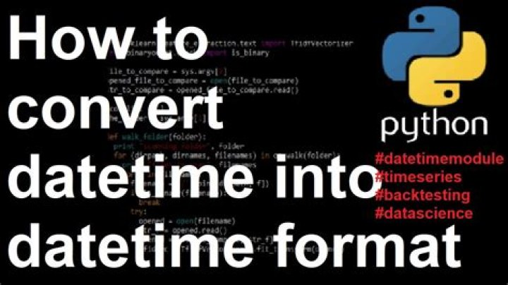 Python: How to convert datetime format? [duplicate]