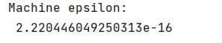 python numpy machine epsilon