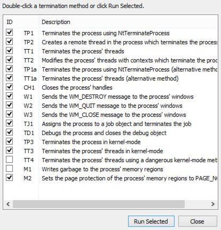 Really killing a process in Windows