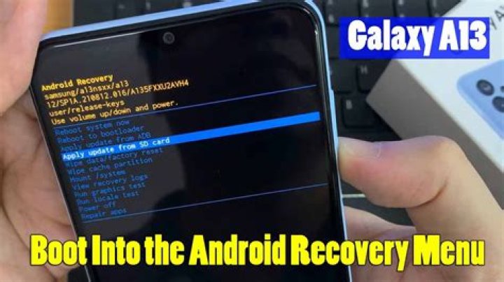recovery menu