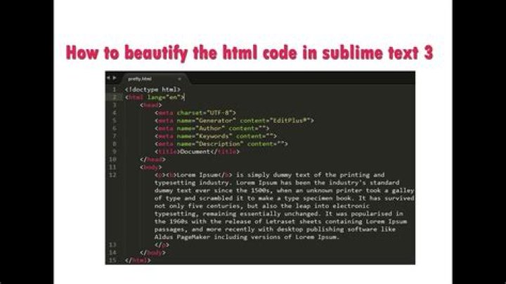 Refactoring Code in Sublime Text 3