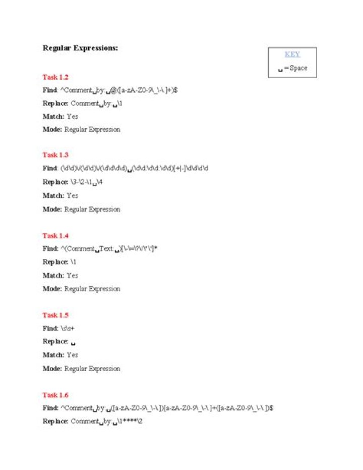 regular expression 