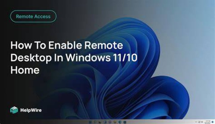 Remote Desktop in Windows 10 Home