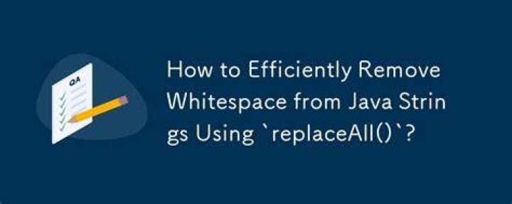 Removing whitespace from strings in Java
