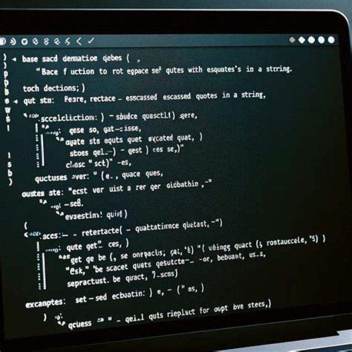 Replace all quotes in a string with escaped quotes?