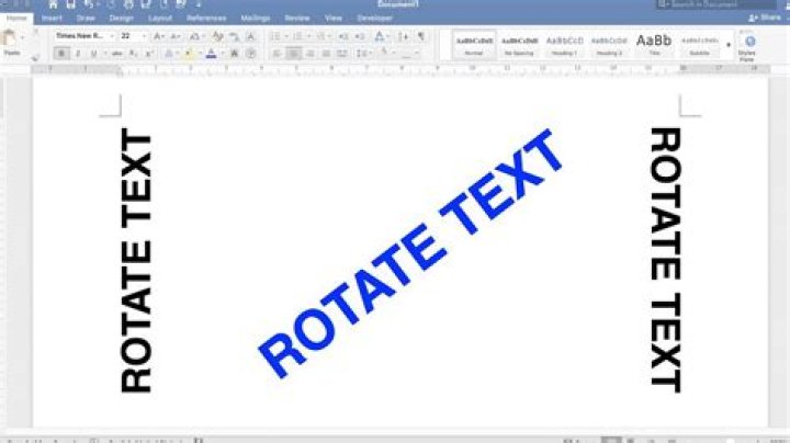 Rotating a Text Box in Word 2007