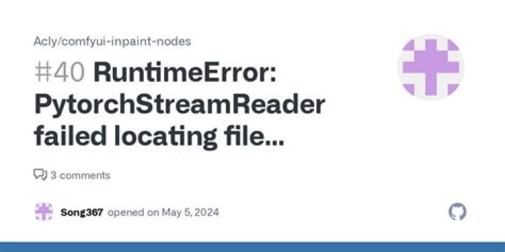 RuntimeError: PytorchStreamReader failed locating file data.pkl: file not found