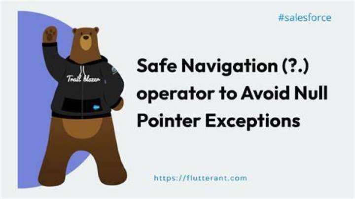 Safe navigation operator (?.) or (!.) and null property paths