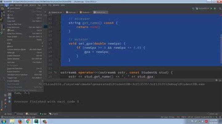Separating class code into a header and cpp file