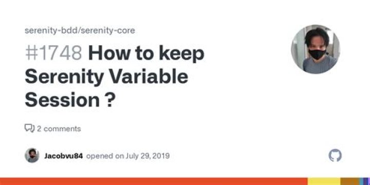 Serenity session variable usage