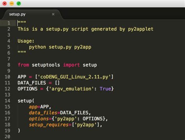 setup.py examples?