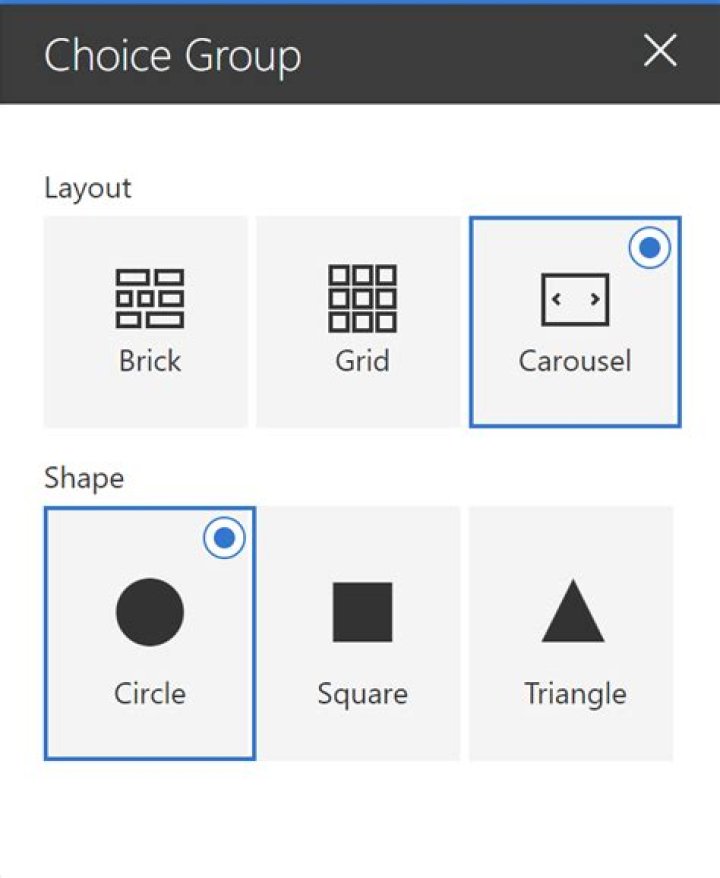 SharePoint Framework Property Pane Choice Group options in an array