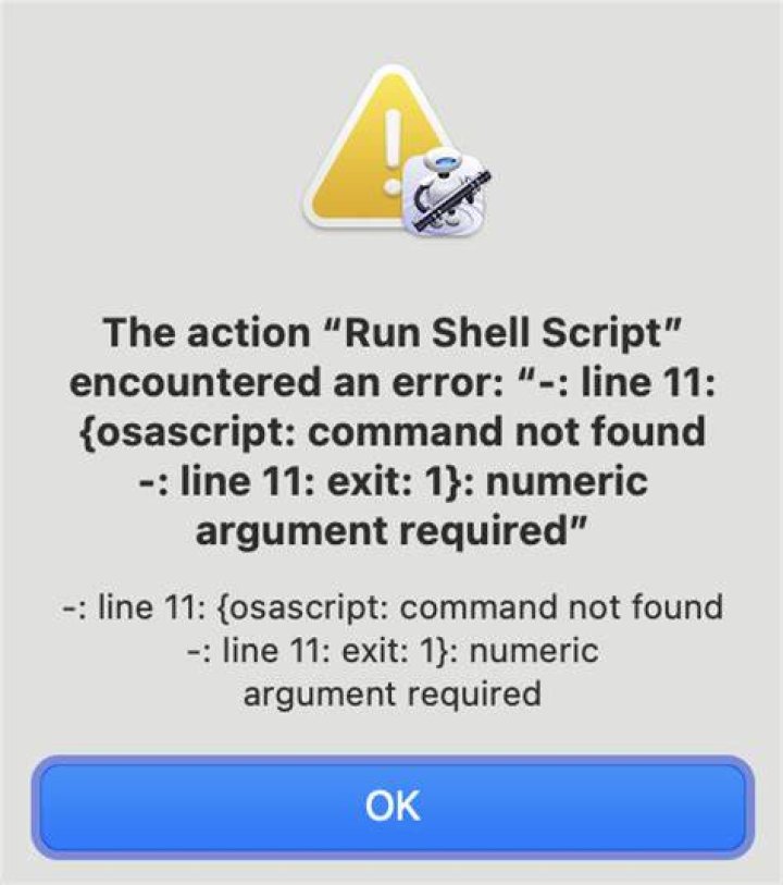 Shell script not running, command not found