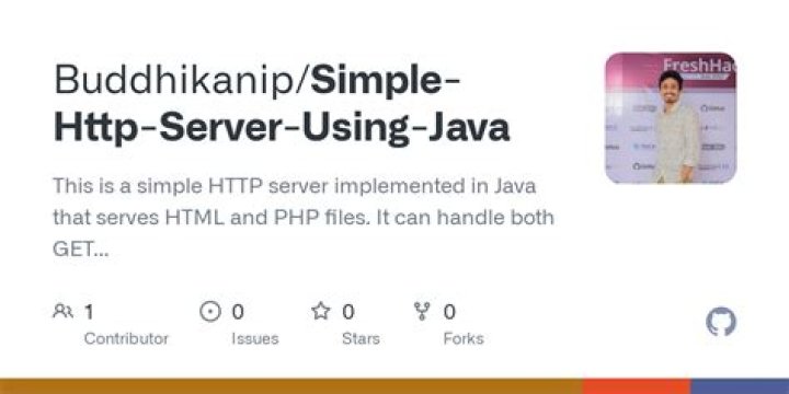 Simple HTTP server in Java using only Java SE API