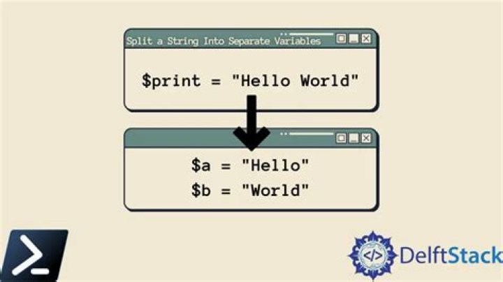 Splitting a string into separate variables