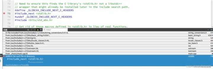 stdlib.h: no such file or directory