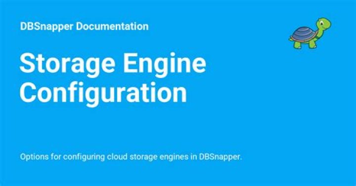 Storage Engine Configuration