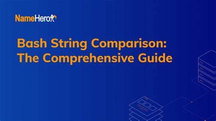 String comparison in bash is not working