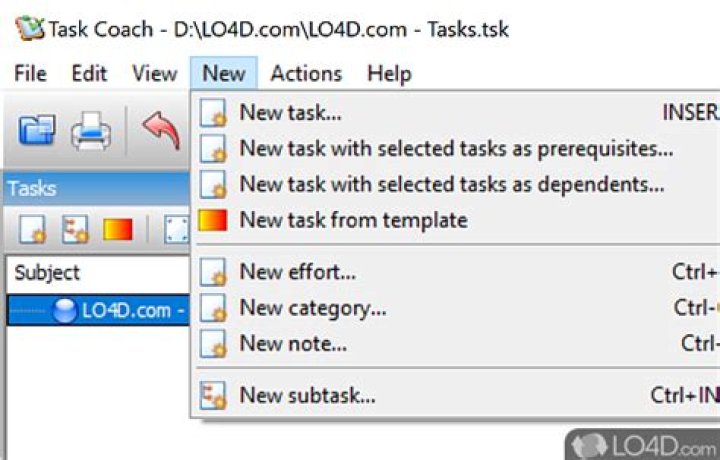 task coach screenshot