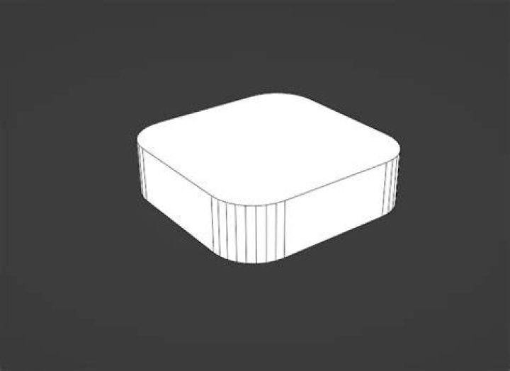 Three JS Wireframe with rounded edges