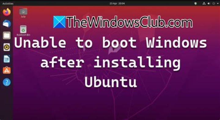 Unable to boot into Windows after installing Ubuntu, how to fix?
